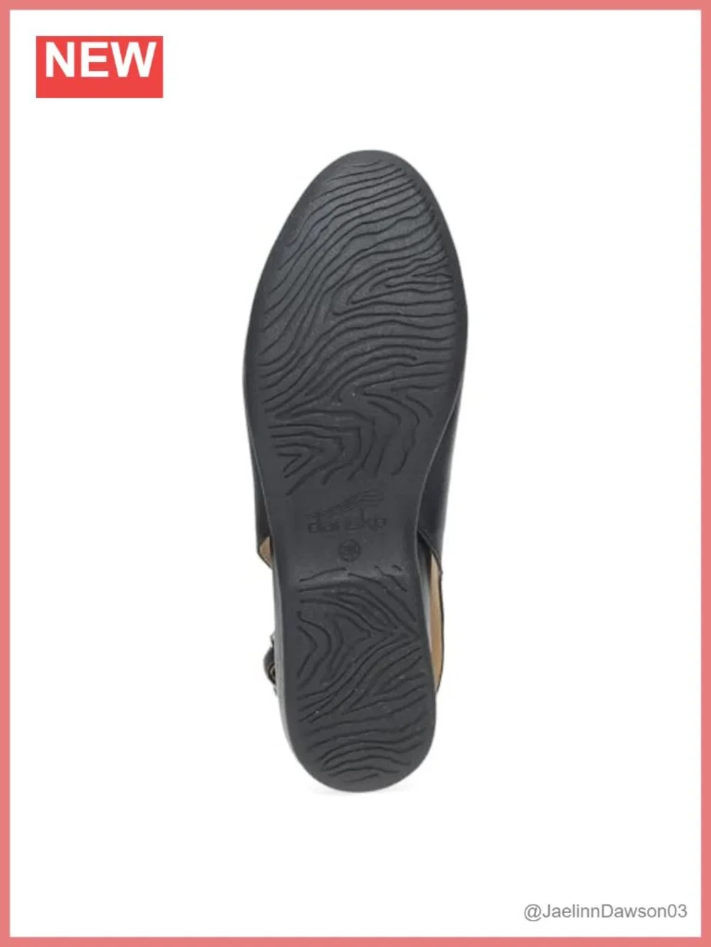 Leather Slingback Flats with Memory Foam Cushioned Insole